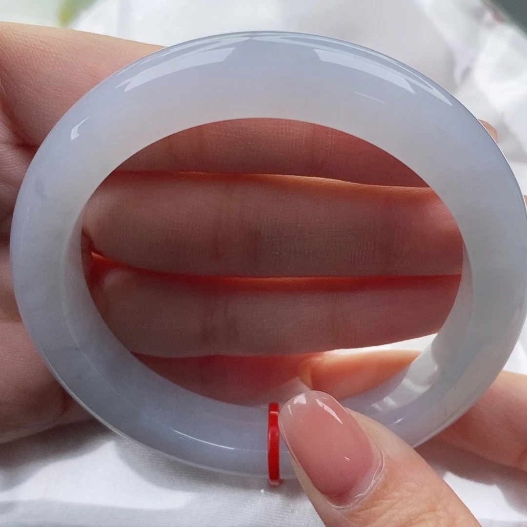 翡翠未镶嵌手镯（圆镯）缅甸天然A货翡翠 57