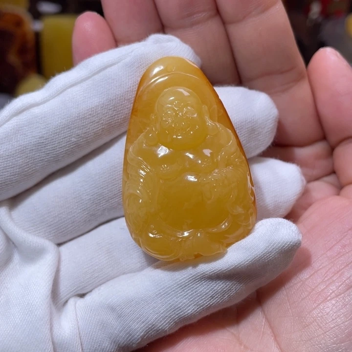 琥珀吊坠(不含链)未镶嵌