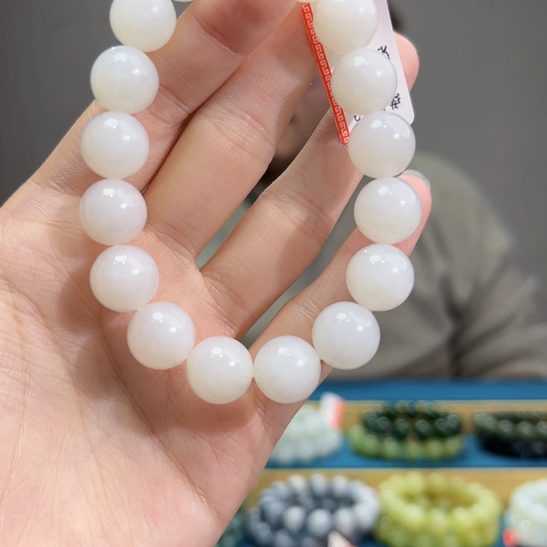 和田玉未镶嵌手链天然和田玉新疆且末天泰12