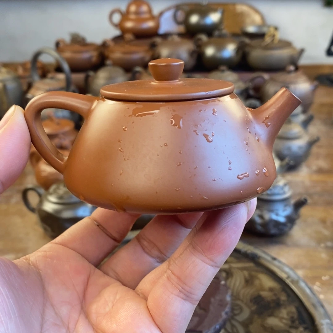 小品石瓢100cc内推球孔茶壶