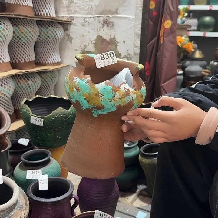 瑕疵彩绘缺口830高度24口径14