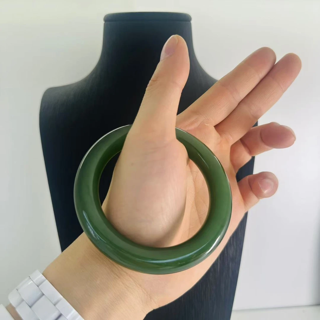 壹屿珠宝  和田玉典藏手镯（圈口56）