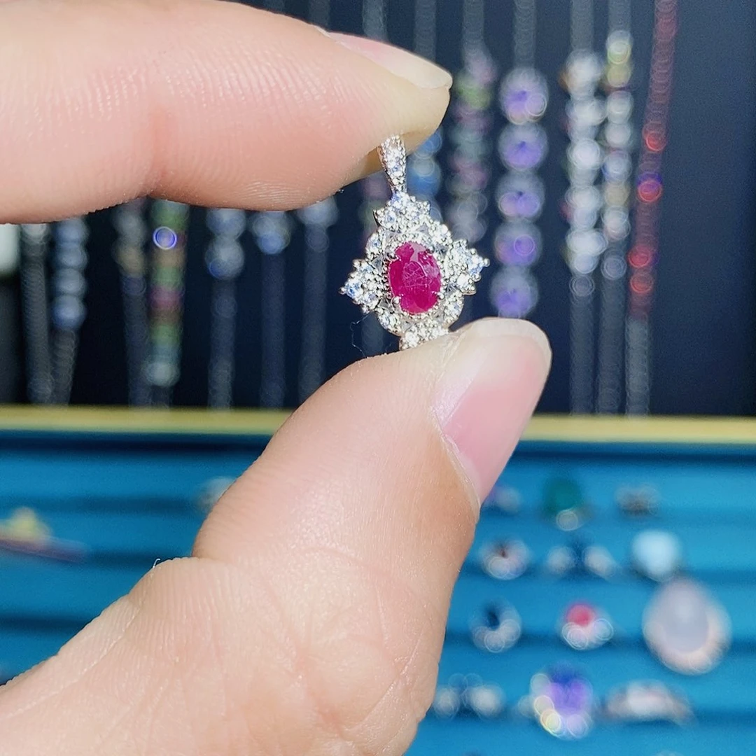 紫晶珠宝半成品银S925镶嵌