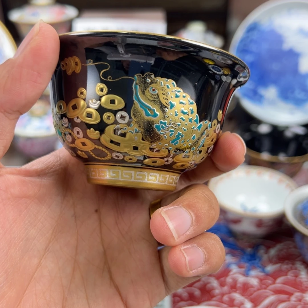 纵***独瓷片景德镇手工手绘陶瓷