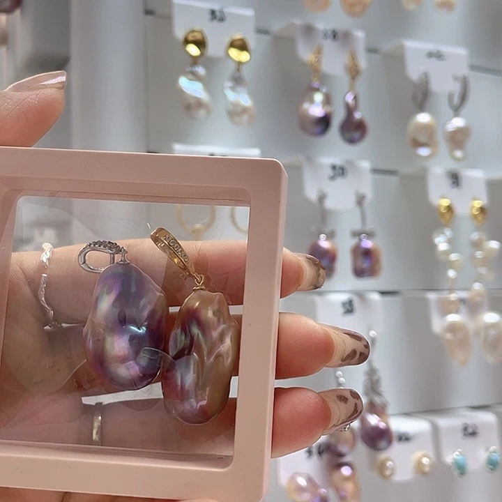 淡水珍珠戒指银S925镶嵌