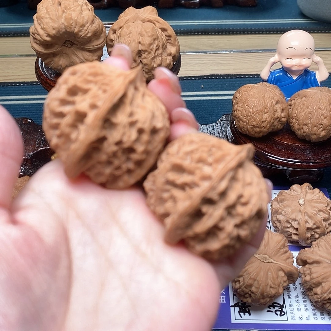 文玩核桃把件苹果43原装全品