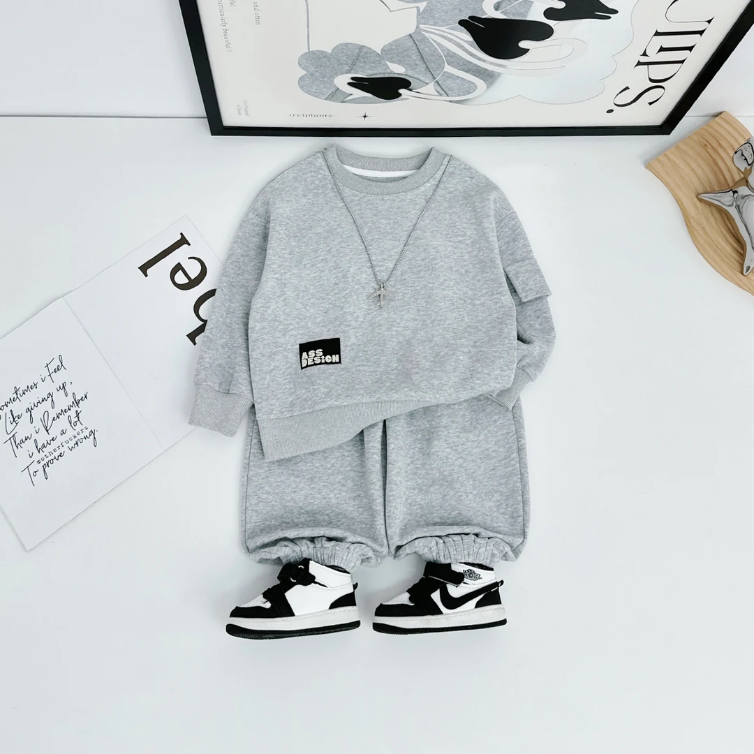男童套装2025新款秋装儿童运动服两件套洋气BDQ25298悠悠童话童装