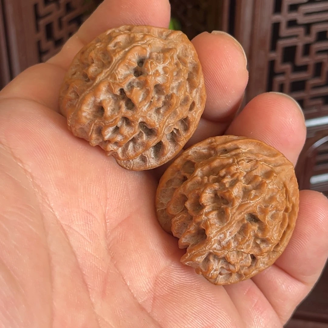 文玩核桃把件爱***牛36苹果园