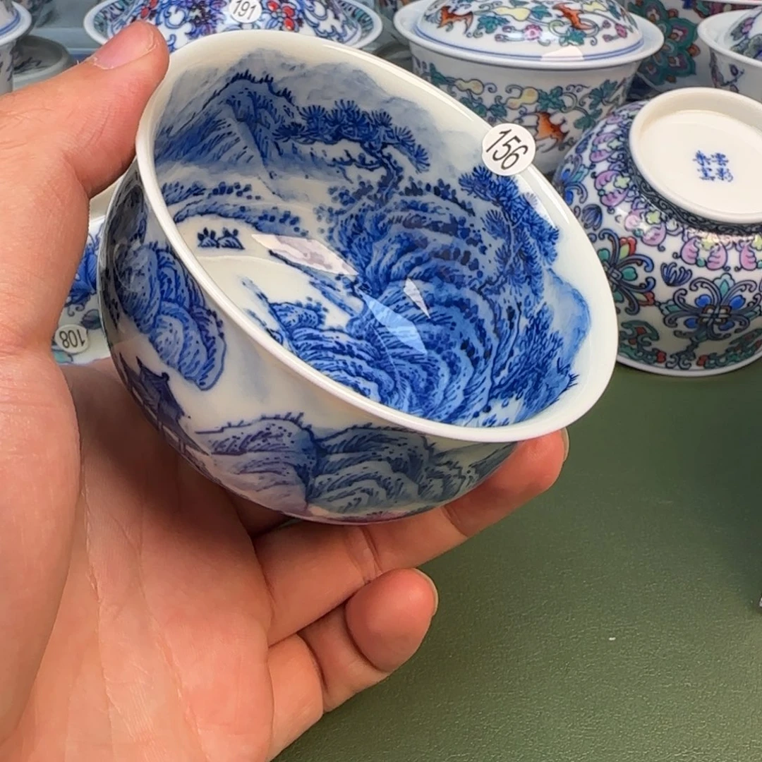 彦祖纯手工手绘茶具156