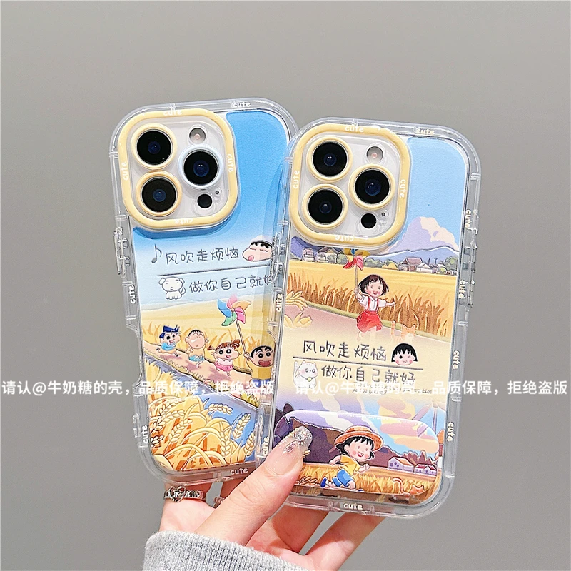 镜面奶油壳适用苹果17/iPhone/华为荣耀/OPPO/VIVO/小米手机壳潮