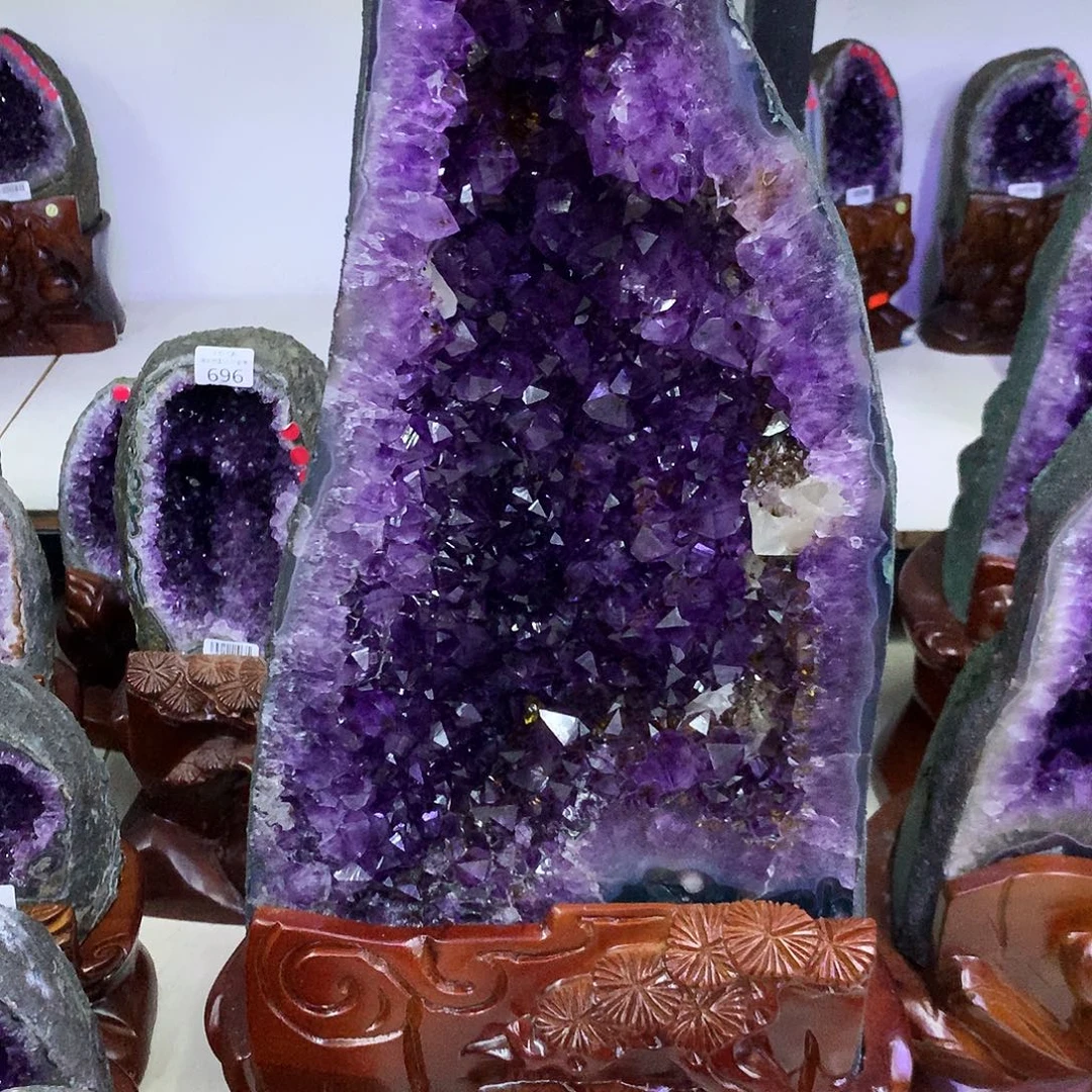 未镶嵌大型摆件（非配饰）水晶朱