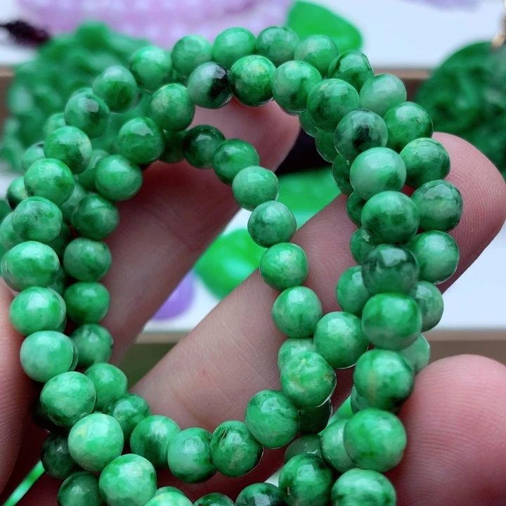 翡翠未镶嵌毛衣链