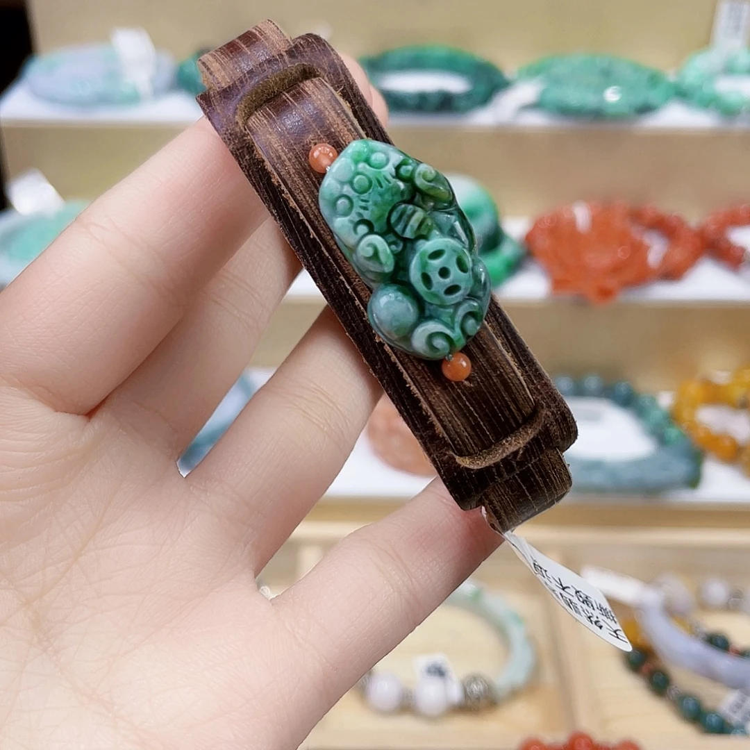 翡翠未镶嵌手链手链