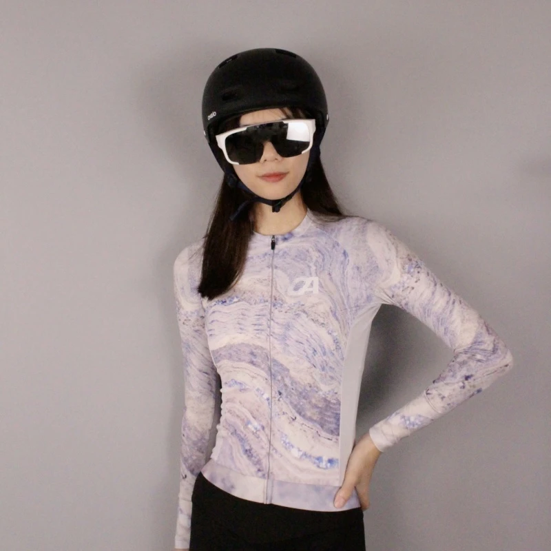CA Cycling Artist春秋晶浪长袖骑行服自行车气动透气