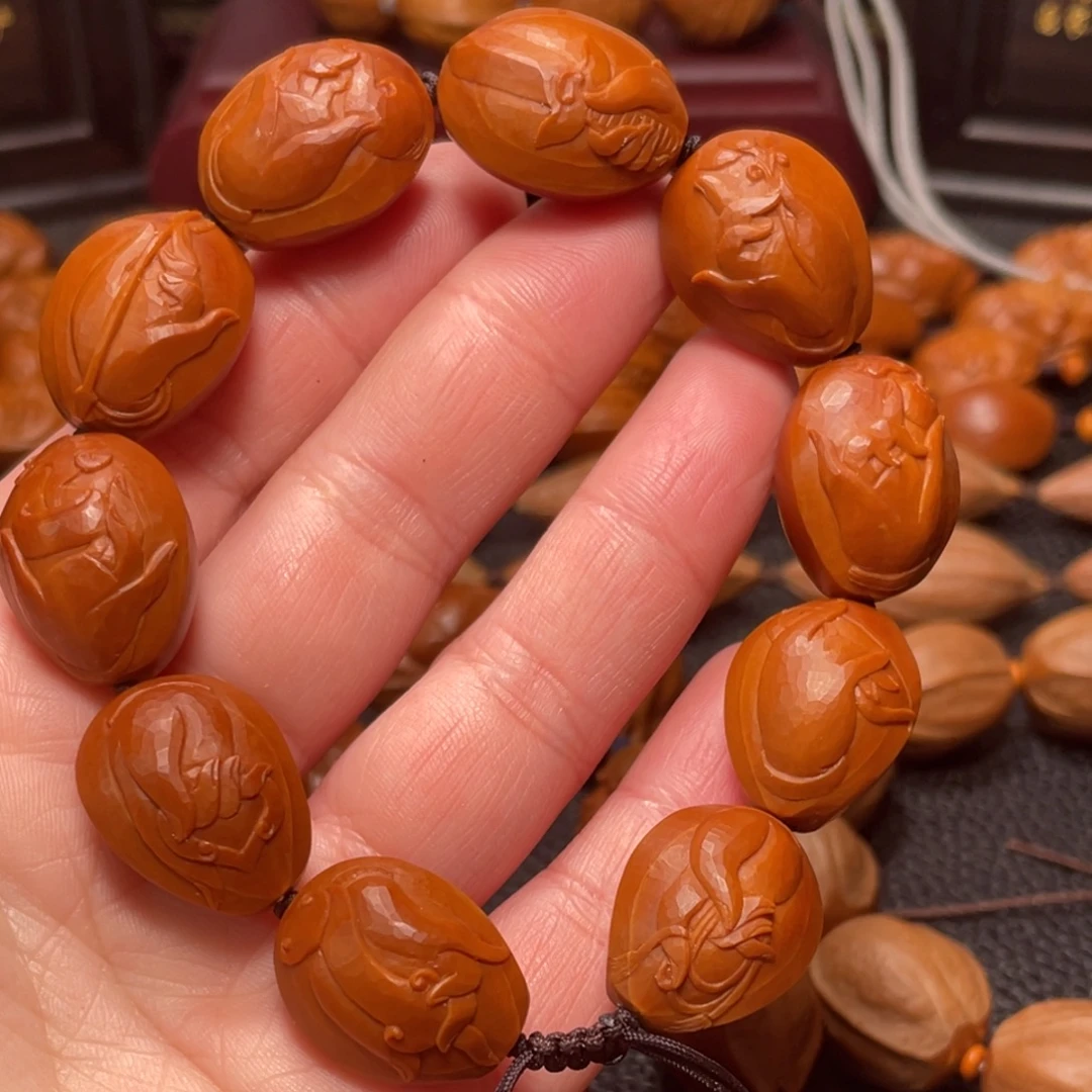 手串/手链橄榄核1.7纯刀铲观音佛手