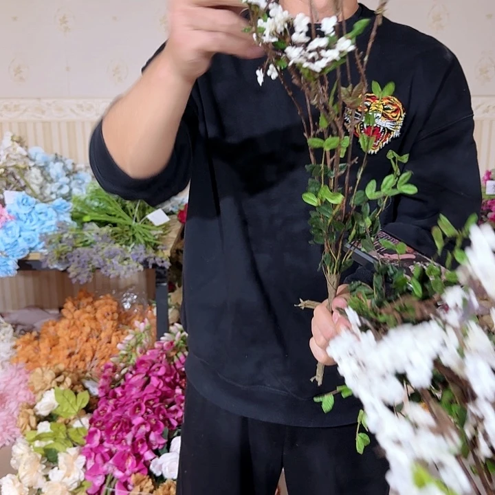 孤品小野花白色3支