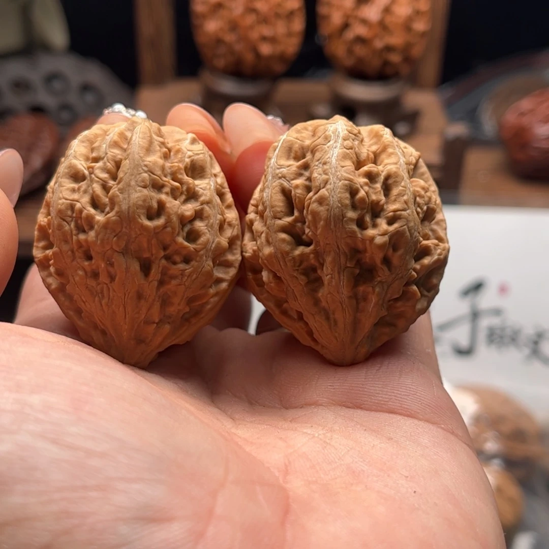 文玩核桃把件关东木子家楸大胖119