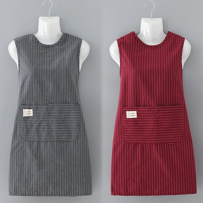 围裙坎肩家用厨房做饭纯棉女新款餐饮专用工作服时尚罩衣洋气可爱