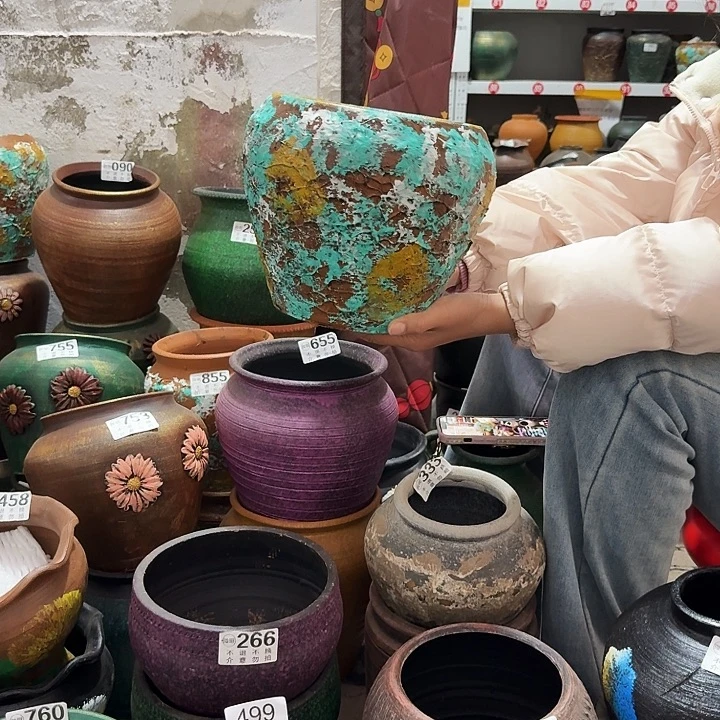 23彩绘高度20口径20