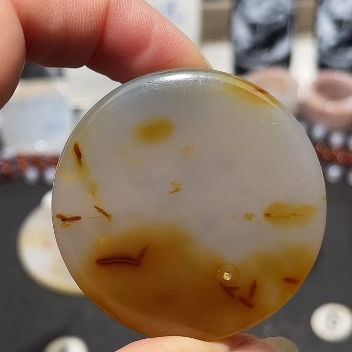 玛瑙/玉髓未镶嵌吊坠(不含链)
