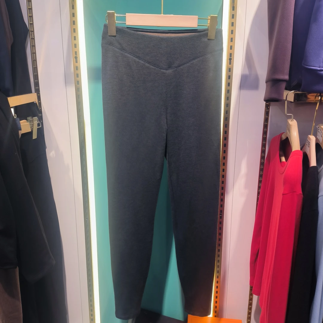 【岳姐姐专属】冬季女士蚕蛹蛋白双层暖膝裤修身内穿保暖单裤2781-1