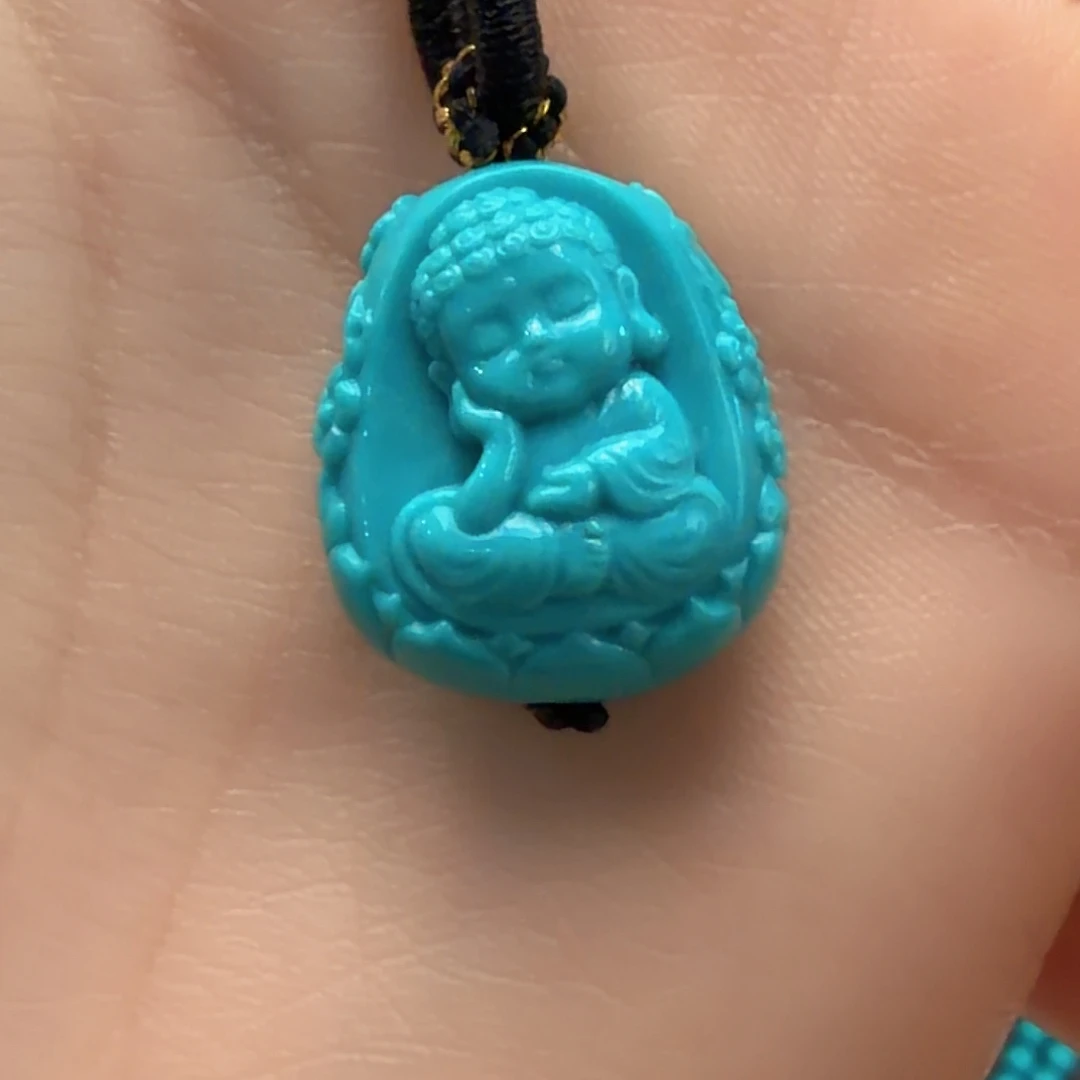 绿松石未镶嵌颈饰