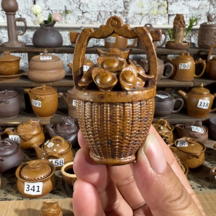 缸一桶金原谷烧高温粗瓷