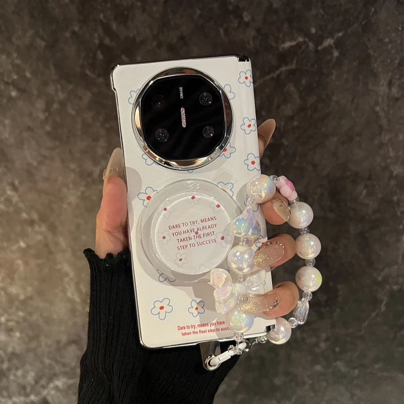 适用华为matex6折叠屏手机壳新款matex5典藏版中轴保护套蓝色线条