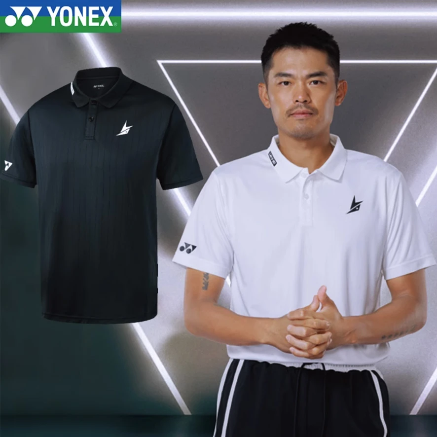 YONEX/尤尼克斯2025年新款运动POLO衫透气速干林丹款短袖10100LD