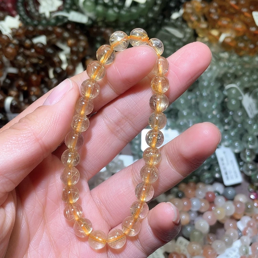水晶手链未镶嵌小*吧水晶