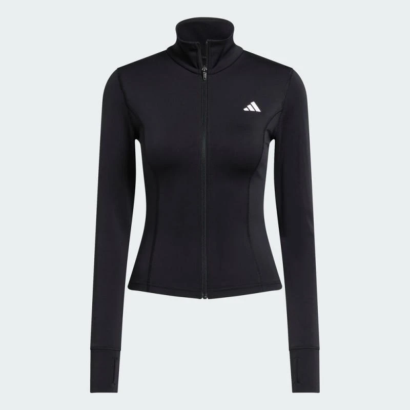【滔搏联动】adidas阿迪达斯女子WE ZP THRU JKT针织无帽外套JM9185