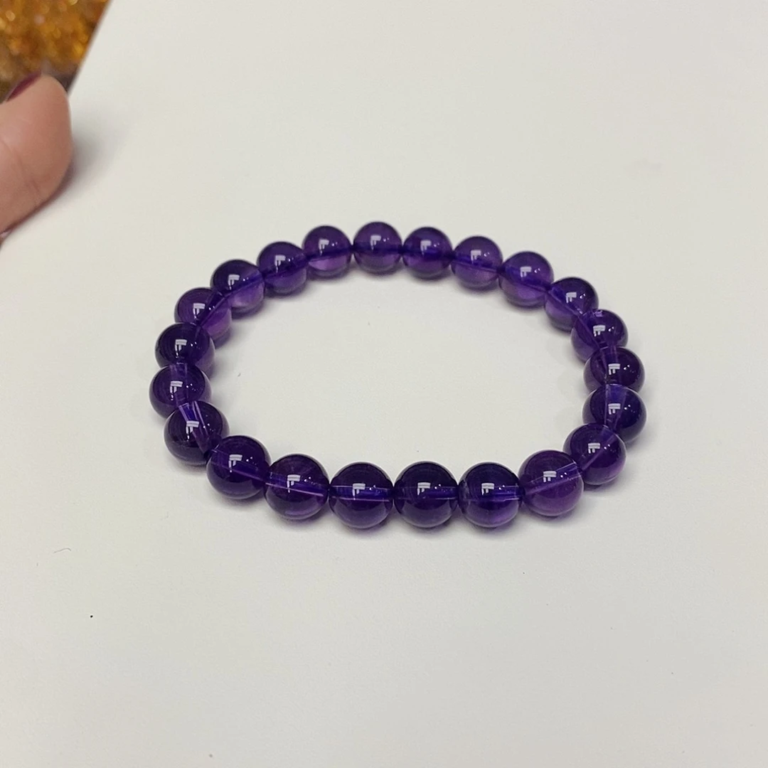 未镶嵌珠宝半成品紫晶乌拉圭特价9m