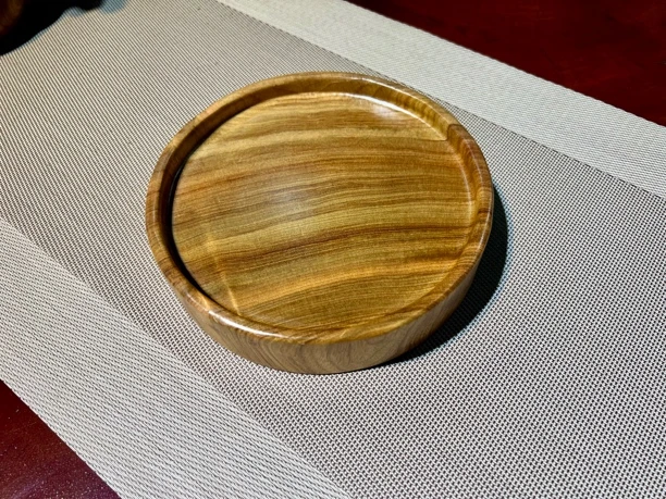 实木干泡盘原木茶室空间办公室居家壶承杯垫干泡