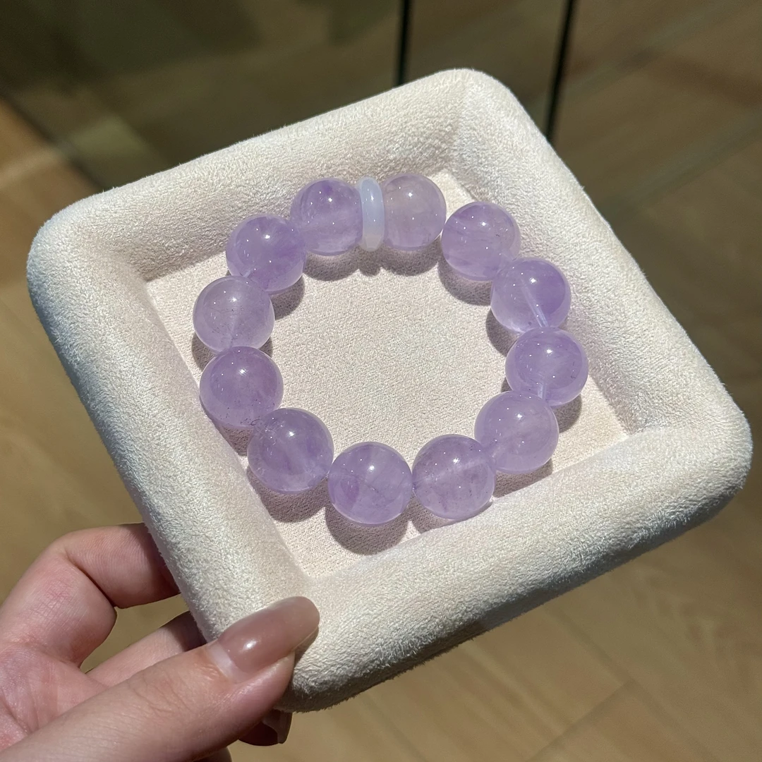 天然薰衣草紫水晶手串手链 多样性发其一Z422