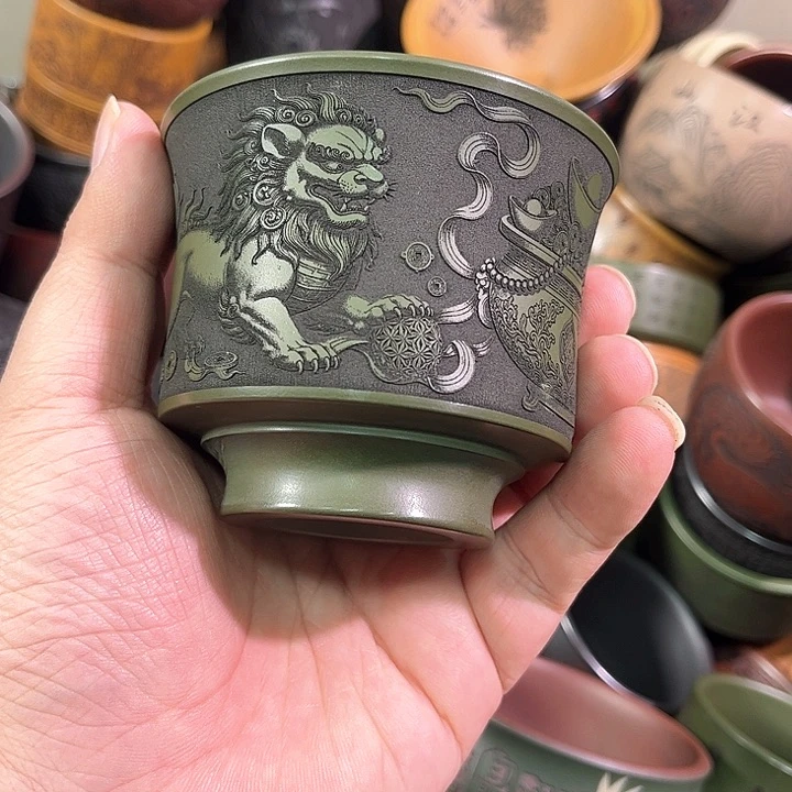 茶杯紫砂全手工紫砂主人杯
