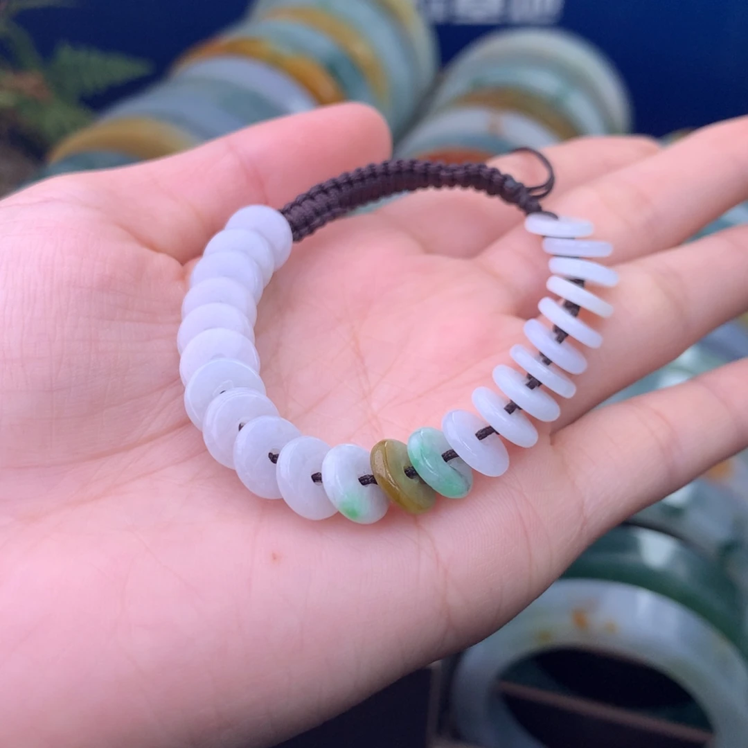 翡翠未镶嵌手链手链