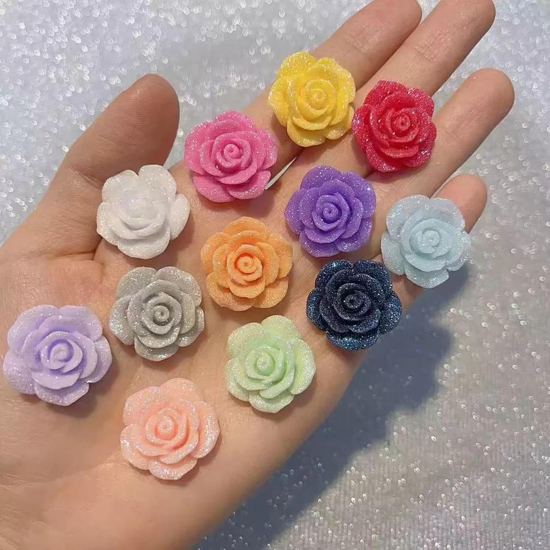 （直播拆）砂糖小山茶卡2.3mm萤火虫夜光手工diy饰品树脂花