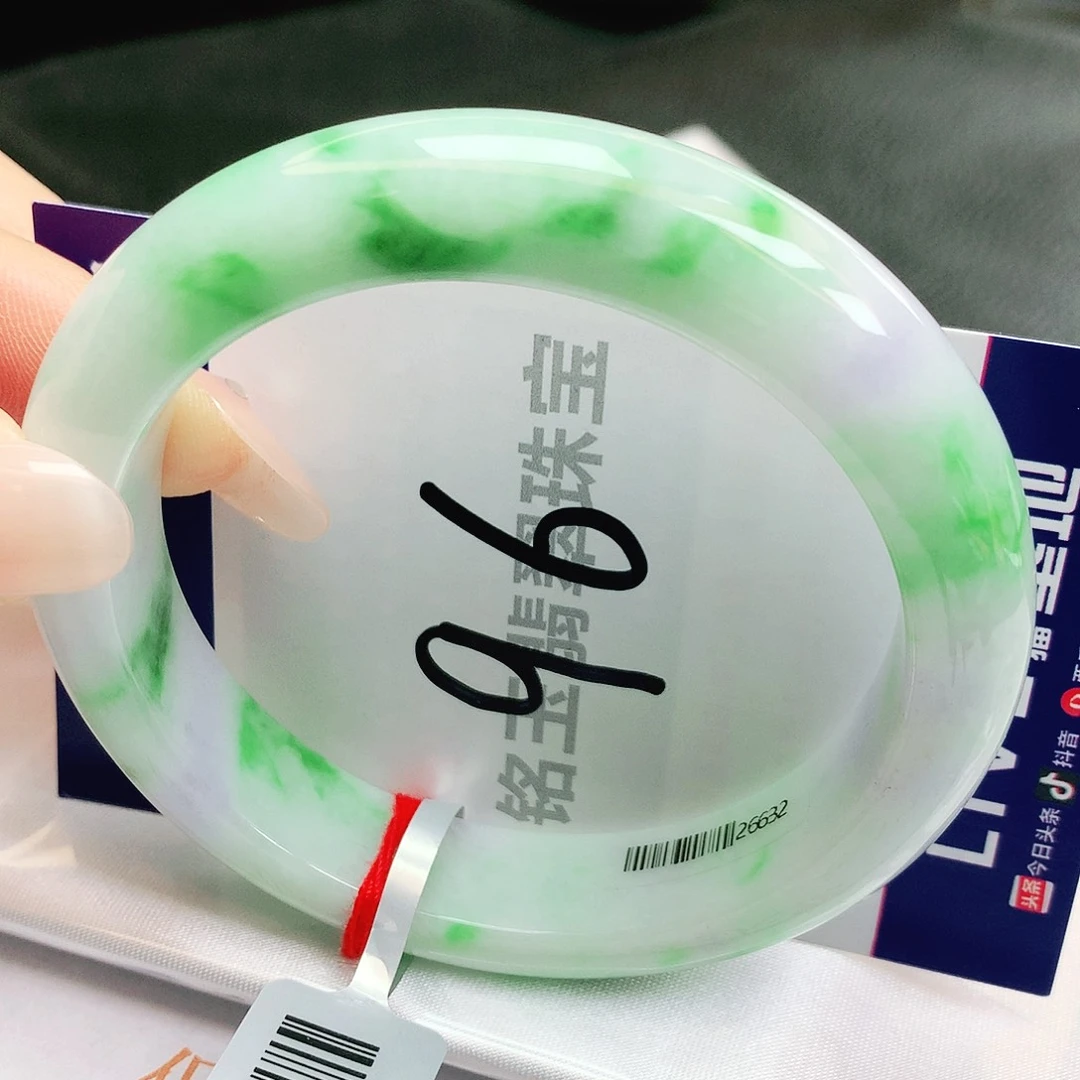翡翠未镶嵌手镯缅甸天然a货翡翠手镯