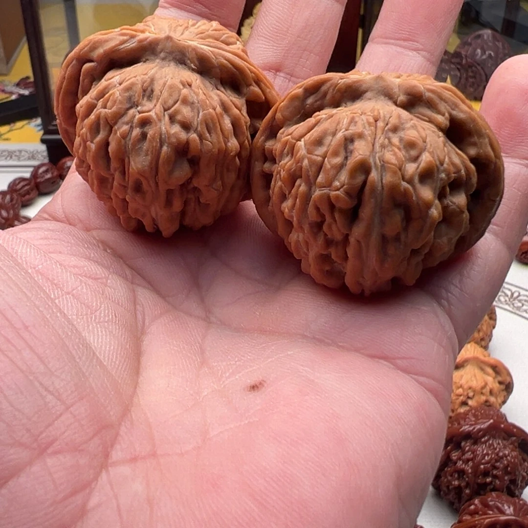 望***兔猴头核桃吊坠四座楼狮子头