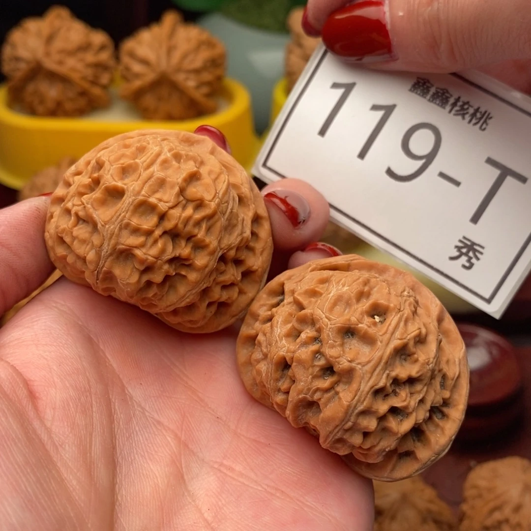 文玩核桃把件宫灯42