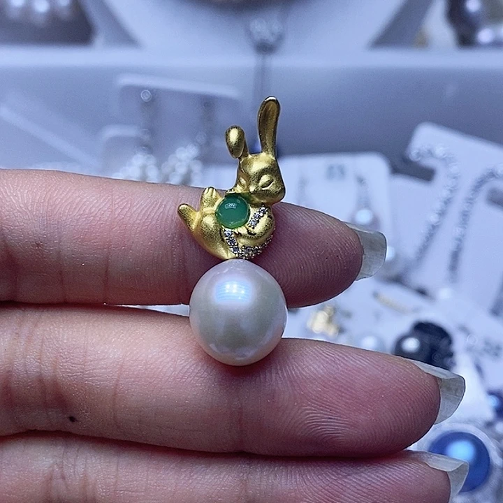 未镶嵌淡水珍珠吊坠