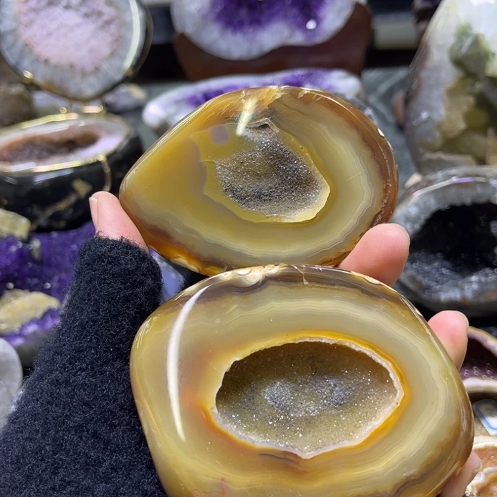 水晶珠宝半成品14K金镶嵌