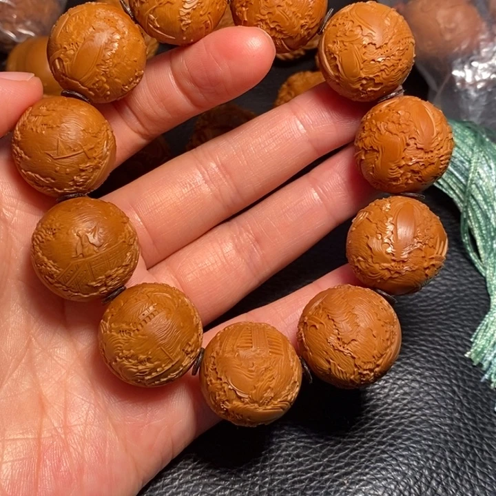 用***生橄榄核手串/手链风景手串