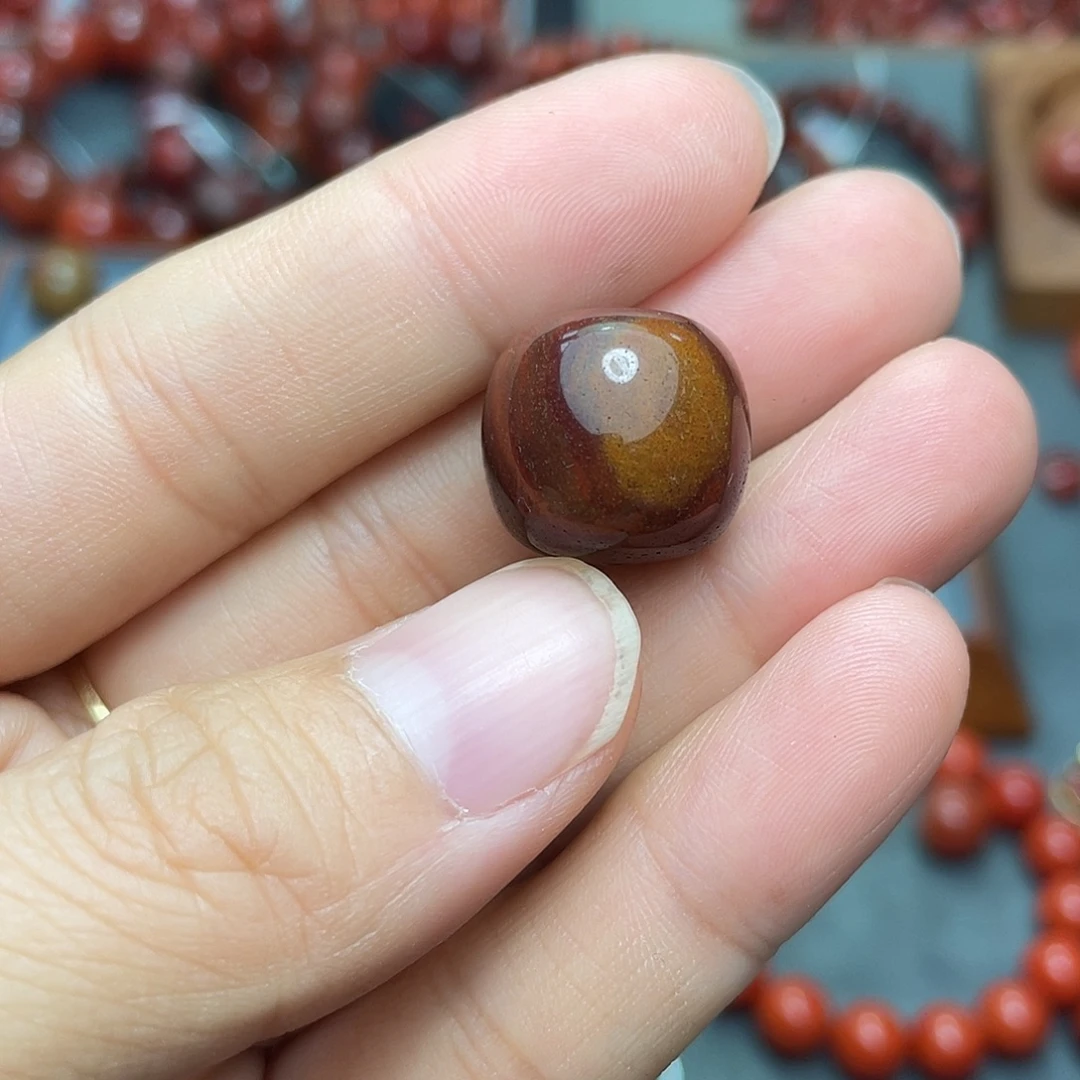 未镶嵌单珠南红玛瑙17