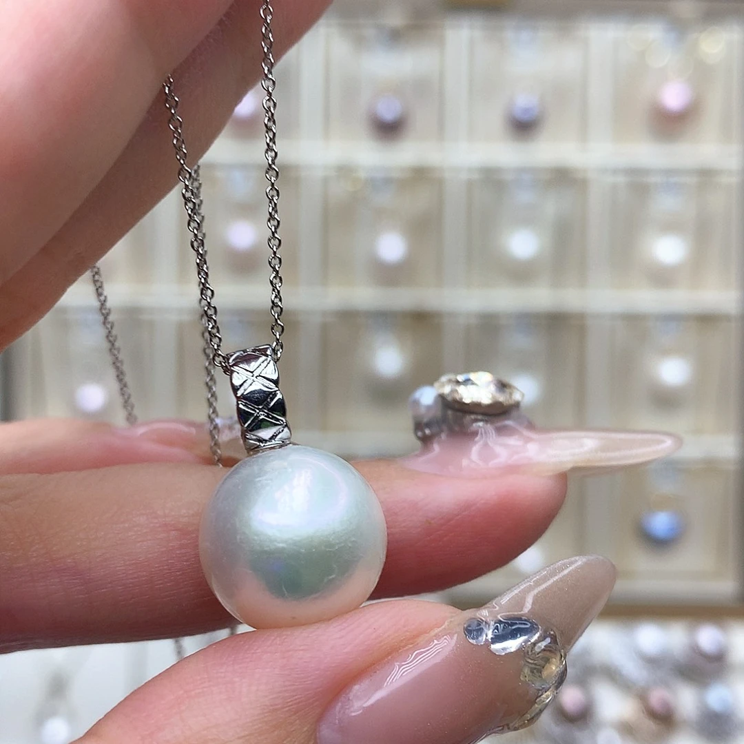 淡水珍珠合金颈饰