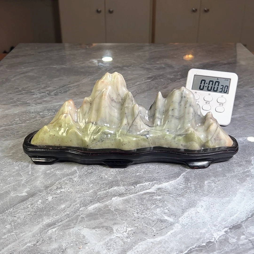 晋***头灵璧奇石博览会摆件