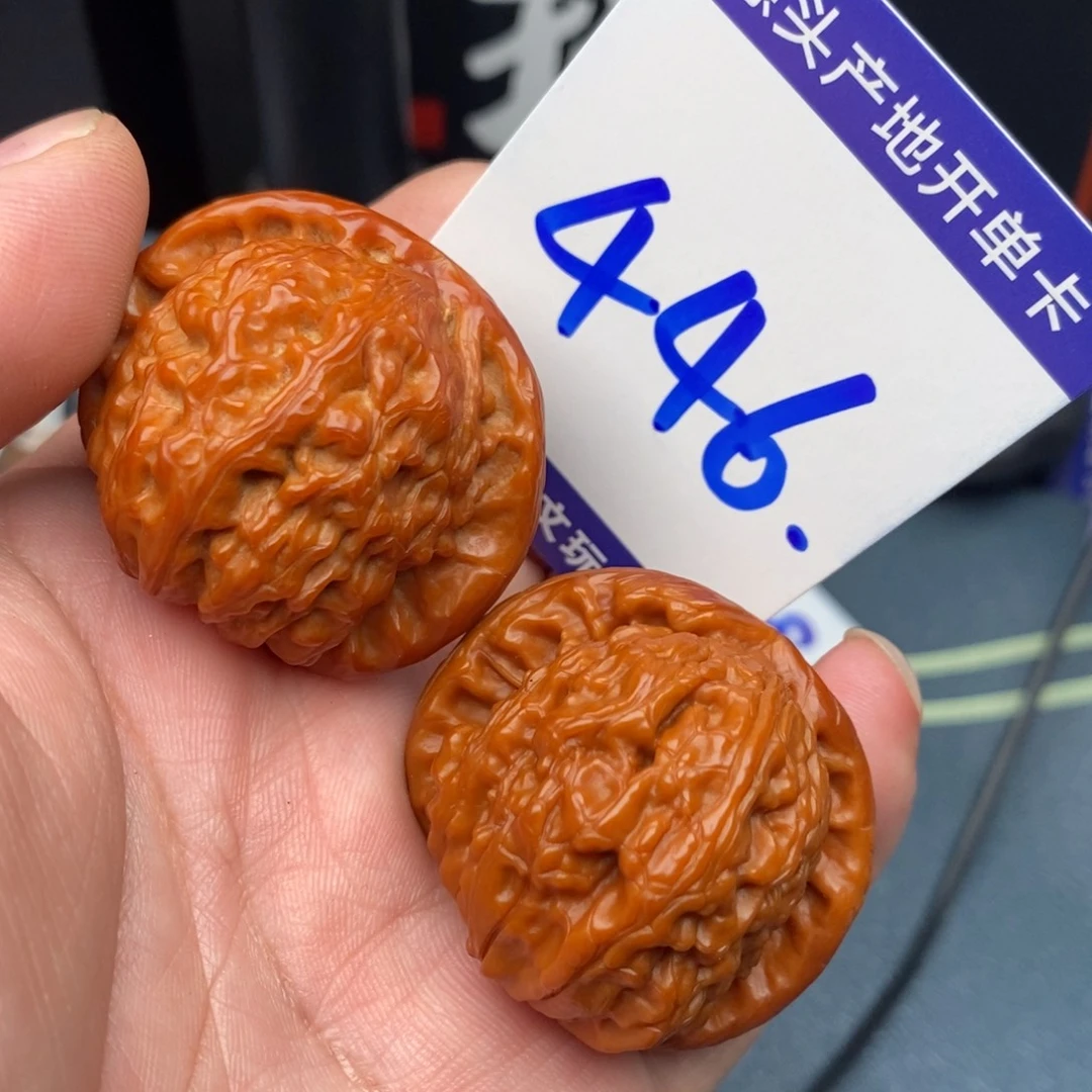 把件文玩核桃白狮子40