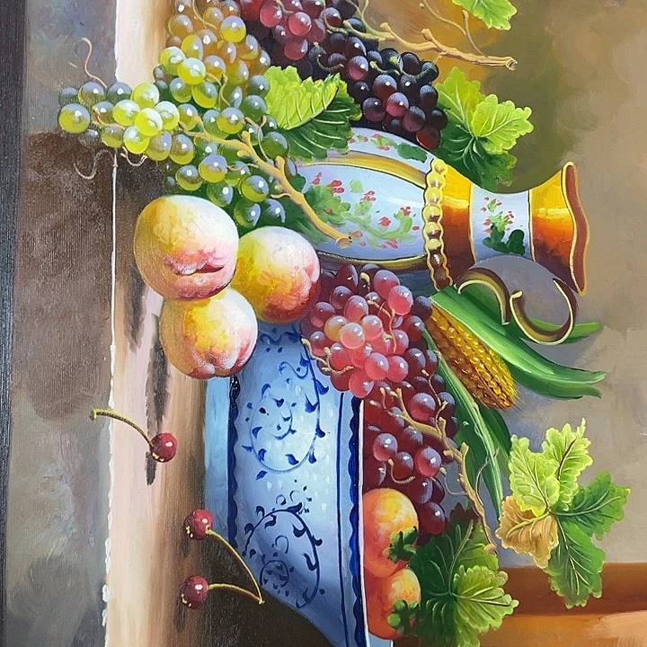 油画恭喜嘻嘻仔仔细细