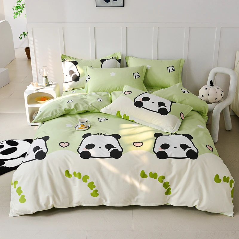 【25年新款100%棉四季通用】全棉印花斜纹棉床上用品四件套学生宿舍