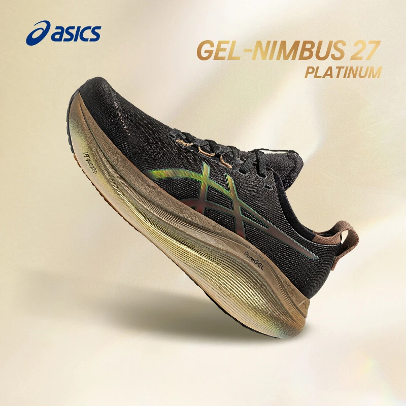 流光风 ASICS亚瑟士跑鞋男GEL-NIMBUS 27缓震耐磨透气运动鞋